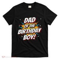 Superhero Party Comics Birthday Dad Of Birthday T-Shirt thumb 0