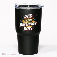 Superhero Party Comics Birthday Dad Of Birthday Tumbler thumb 0