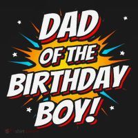 Superhero Party Comics Birthday Dad Of Birthday Mousepad thumb 1