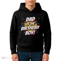 Superhero Party Comics Birthday Dad Of Birthday Kids Hoodie thumb 4