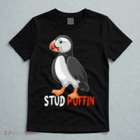 Stud Puffin Cute Puffin T-Shirt thumb 5