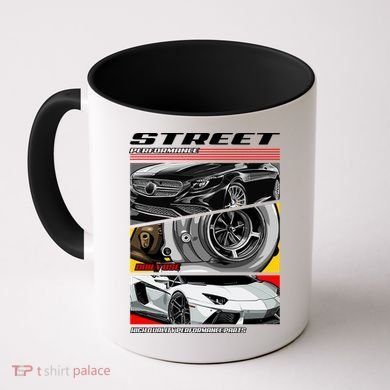 Street Performance Car Turbo Kit Design Coffee Mug
