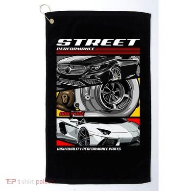 Street Performance Car Turbo Kit Design Golf Towel