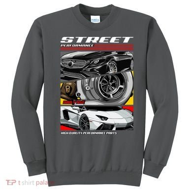 Street Performance Car Turbo Kit Design Sweatshirt