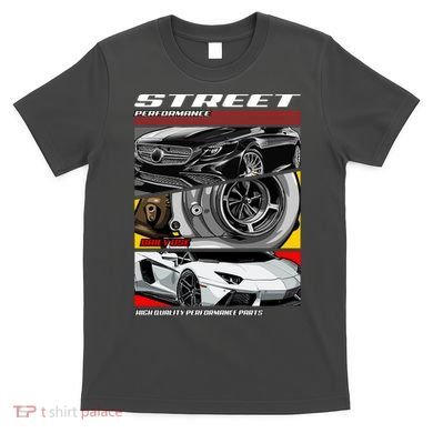 Street Performance Car Turbo Kit Design T-Shirt