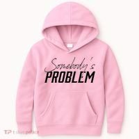 Somebody's Problem Country Kids Hoodie thumb 0