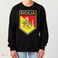 Sicilian Pride Crest And Shield Sicilian Flag Women's Sweatshirt thumb 0