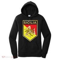 Sicilian Pride Crest And Shield Sicilian Flag Women's Hoodie thumb 0