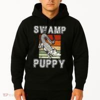 Swamp Puppy Cute Funny Sarcastic Alligator Crocodile Hoodie thumb 2