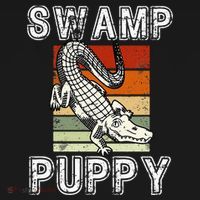 Swamp Puppy Cute Funny Sarcastic Alligator Crocodile Hoodie thumb 7