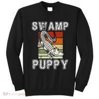 Swamp Puppy Cute Funny Sarcastic Alligator Crocodile Sweatshirt thumb 0