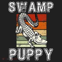 Swamp Puppy Cute Funny Sarcastic Alligator Crocodile Beanie thumb 2