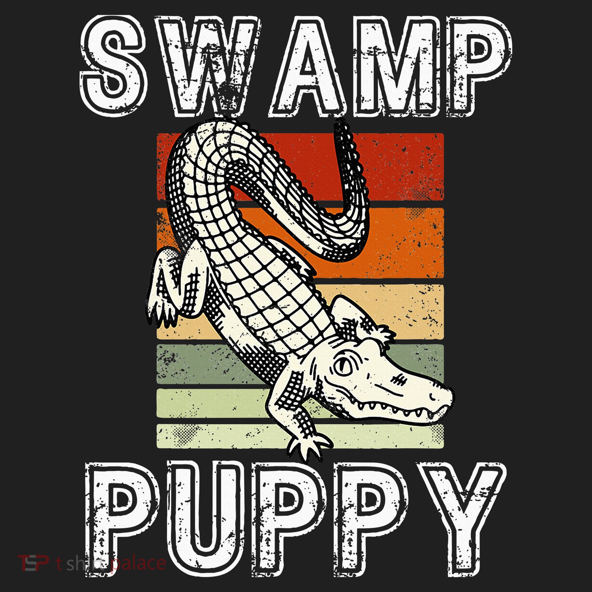 Swamp Puppy Cute Funny Sarcastic Alligator Crocodile Beanie