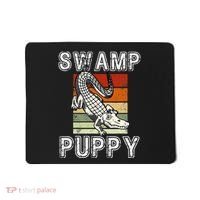 Swamp Puppy Cute Funny Sarcastic Alligator Crocodile Mousepad thumb 0