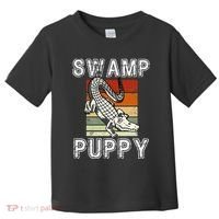Swamp Puppy Cute Funny Sarcastic Alligator Crocodile Toddler T-Shirt thumb 0