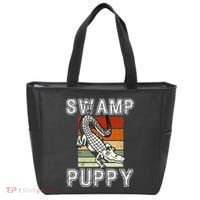 Swamp Puppy Cute Funny Sarcastic Alligator Crocodile Tote Bag thumb 0