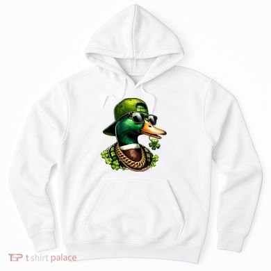 Saint Patricks Call Me Lucky Mallard Duck St Patricks Day Hoodie