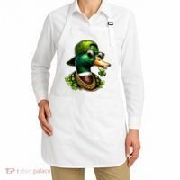 Saint Patricks Call Me Lucky Mallard Duck St Patricks Day Apron thumb 2