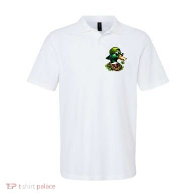 Saint Patricks Call Me Lucky Mallard Duck St Patricks Day Polo