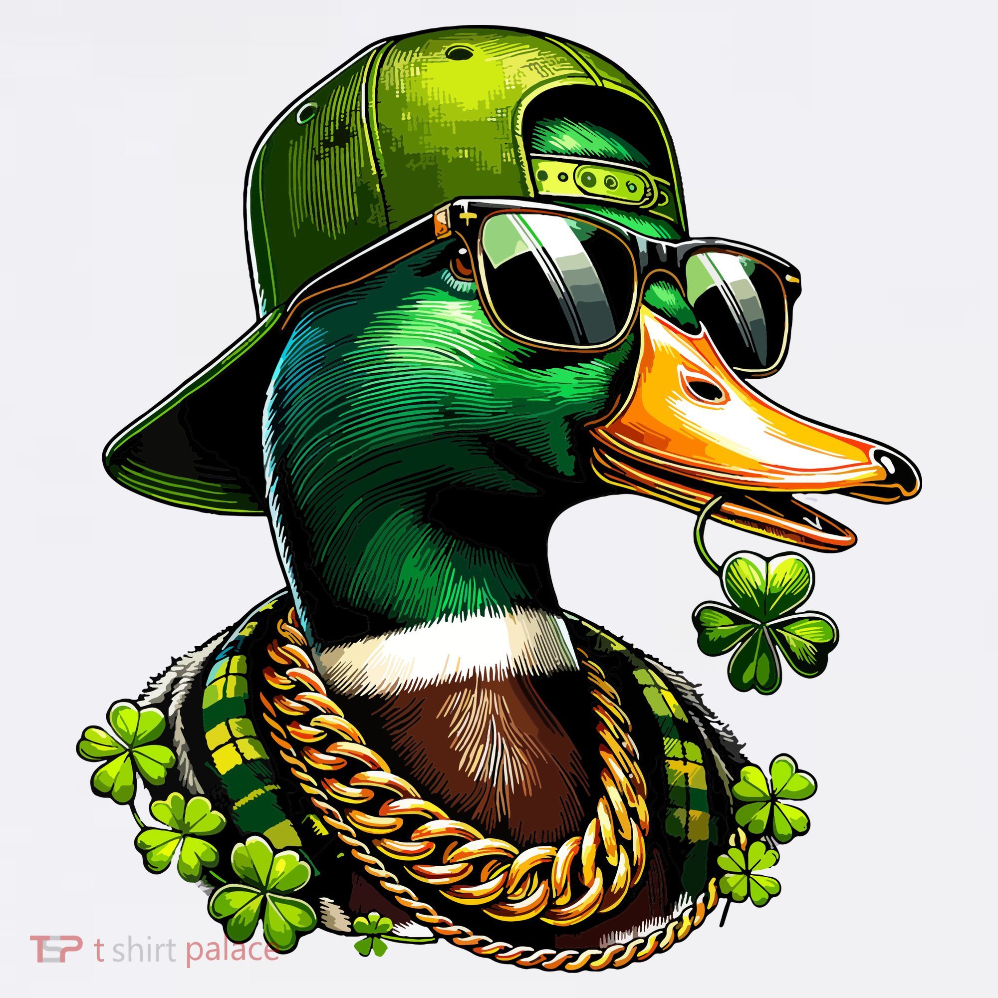 Saint Patricks Call Me Lucky Mallard Duck St Patricks Day Tumbler