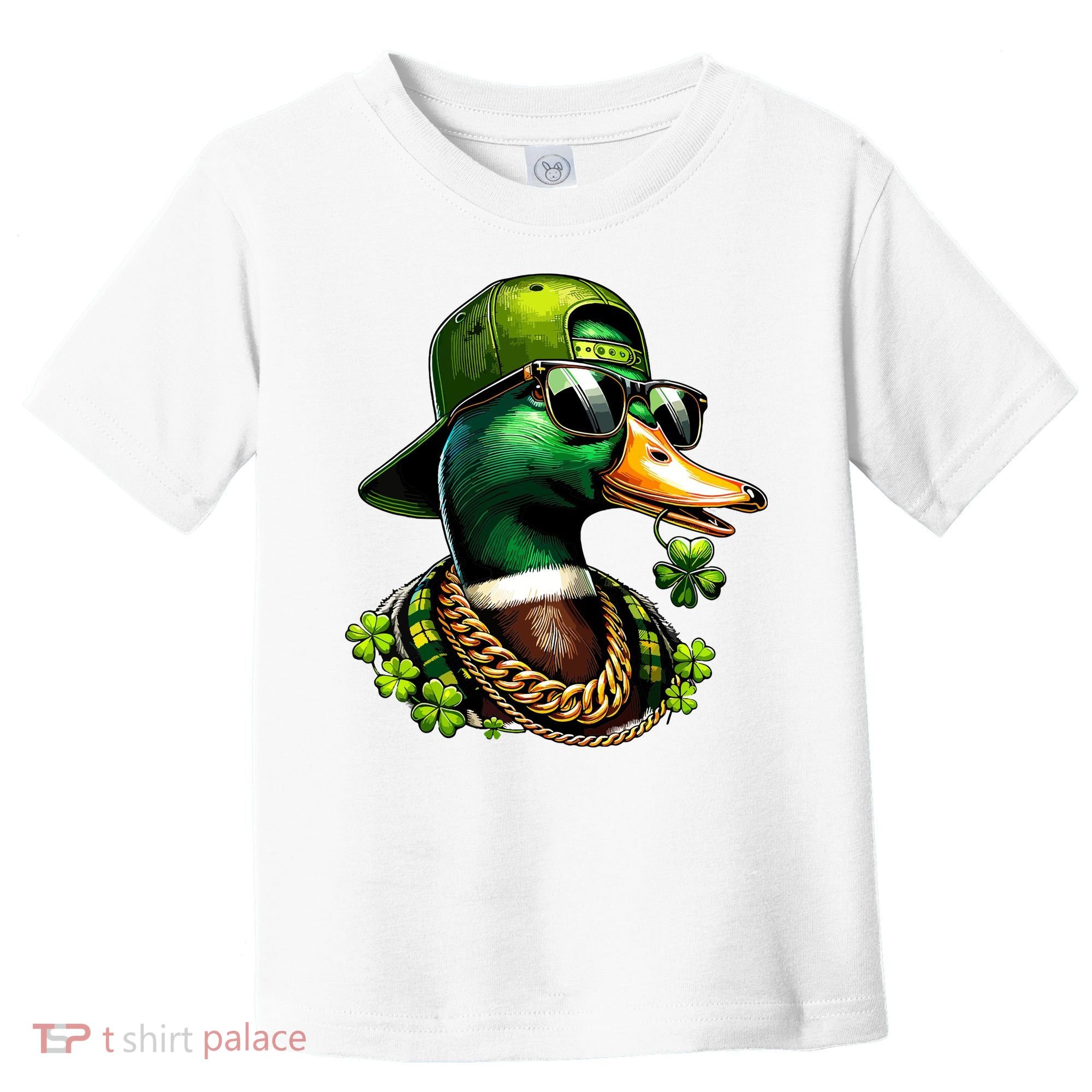 Saint Patricks Call Me Lucky Mallard Duck St Patricks Day Toddler T-Shirt