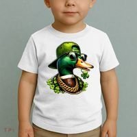Saint Patricks Call Me Lucky Mallard Duck St Patricks Day Toddler T-Shirt thumb 2