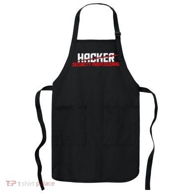 Security Professional Cybersecurity Cyber Hacker Hacking Apron