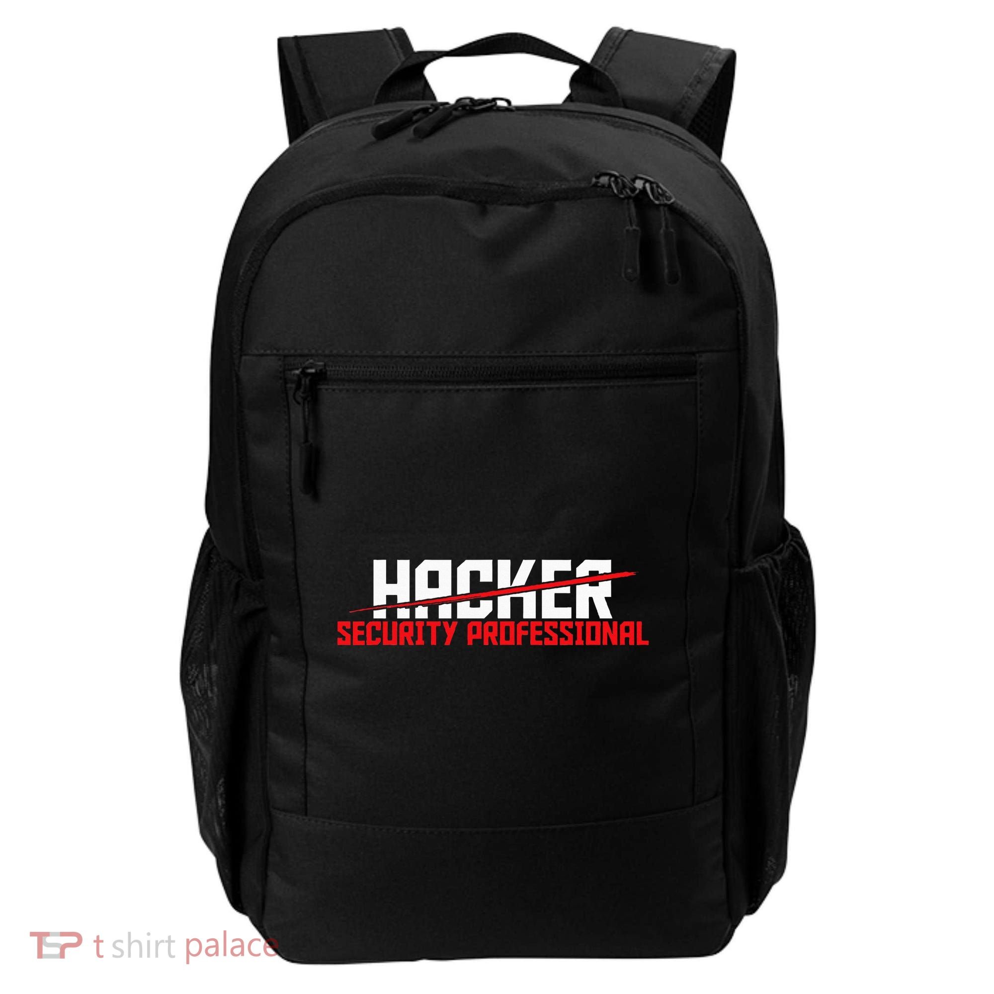 Security Professional Cybersecurity Cyber Hacker Hacking Backpack