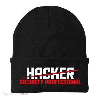 Security Professional Cybersecurity Cyber Hacker Hacking Beanie