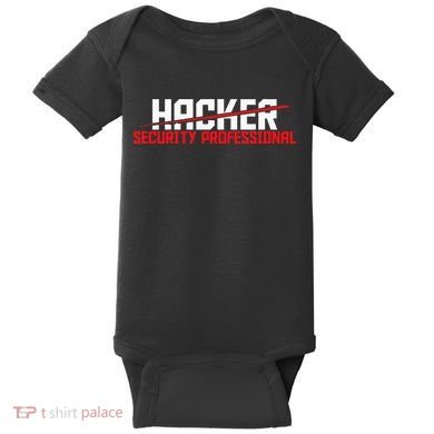 Security Professional Cybersecurity Cyber Hacker Hacking Baby Bodysuit