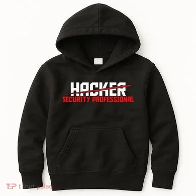 Security Professional Cybersecurity Cyber Hacker Hacking Kids Hoodie
