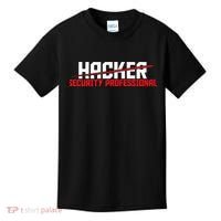 Security Professional Cybersecurity Cyber Hacker Hacking Kids T-Shirt thumb 0