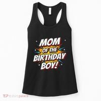 Superhero Party Comics Birthday Mom Of Birthday Boy Women's Tank Top thumb 0