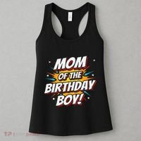 Superhero Party Comics Birthday Mom Of Birthday Boy Women's Tank Top thumb 3