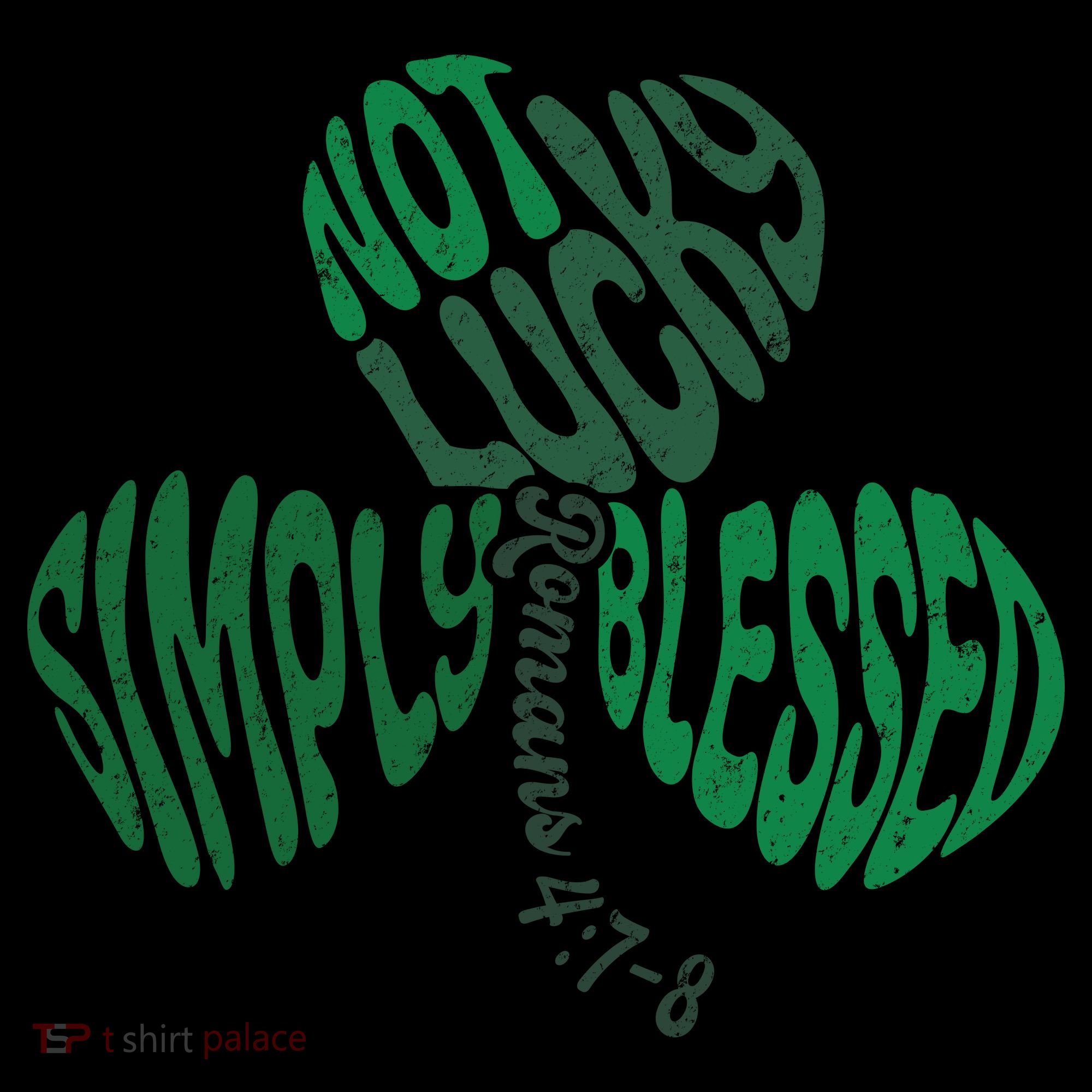 St Patrick's Clover Day Not Lucky Simply Blessed Romans 4:7-8 Coffee Mug