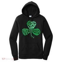 St Patrick's Clover Day Not Lucky Simply Blessed Romans 4:7-8 Women's Hoodie thumb 0