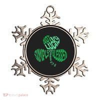 St Patrick's Clover Day Not Lucky Simply Blessed Romans 4:7-8 Ornament thumb 0