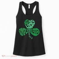 St Patrick's Clover Day Not Lucky Simply Blessed Romans 4:7-8 Women's Tank Top thumb 0