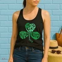 St Patrick's Clover Day Not Lucky Simply Blessed Romans 4:7-8 Women's Tank Top thumb 2
