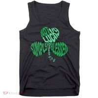 St Patrick's Clover Day Not Lucky Simply Blessed Romans 4:7-8 Tank Top thumb 0