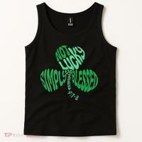 St Patrick's Clover Day Not Lucky Simply Blessed Romans 4:7-8 Tank Top thumb 2