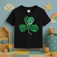 St Patrick's Clover Day Not Lucky Simply Blessed Romans 4:7-8 Toddler T-Shirt thumb 3