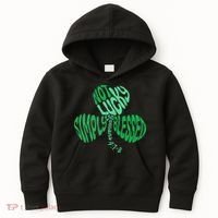 St Patrick's Clover Day Not Lucky Simply Blessed Romans 4:7-8 Kids Hoodie thumb 0