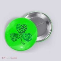 St Patrick's Clover Day Not Lucky Simply Blessed Romans 4:7-8 Button thumb 0