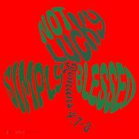 St Patrick's Clover Day Not Lucky Simply Blessed Romans 4:7-8 Santa Hat thumb 1