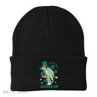 St Patricks Day Let's Get Lucked Up Frog Beanie thumb 0