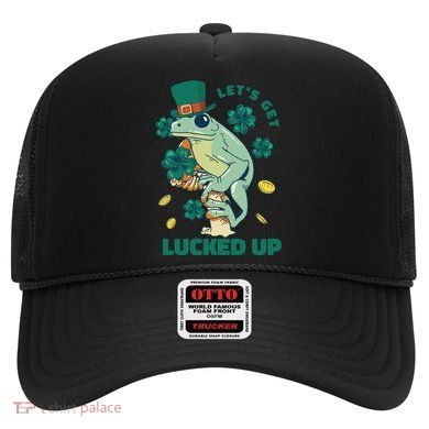 St Patricks Day Let's Get Lucked Up Frog Hat