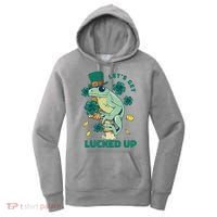 St Patricks Day Let's Get Lucked Up Frog Women's Hoodie thumb 0