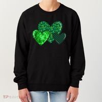 St Patricks Day Festive Heart Women's Sweatshirt thumb 0
