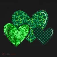 St Patricks Day Festive Heart Toddler Hoodie thumb 2